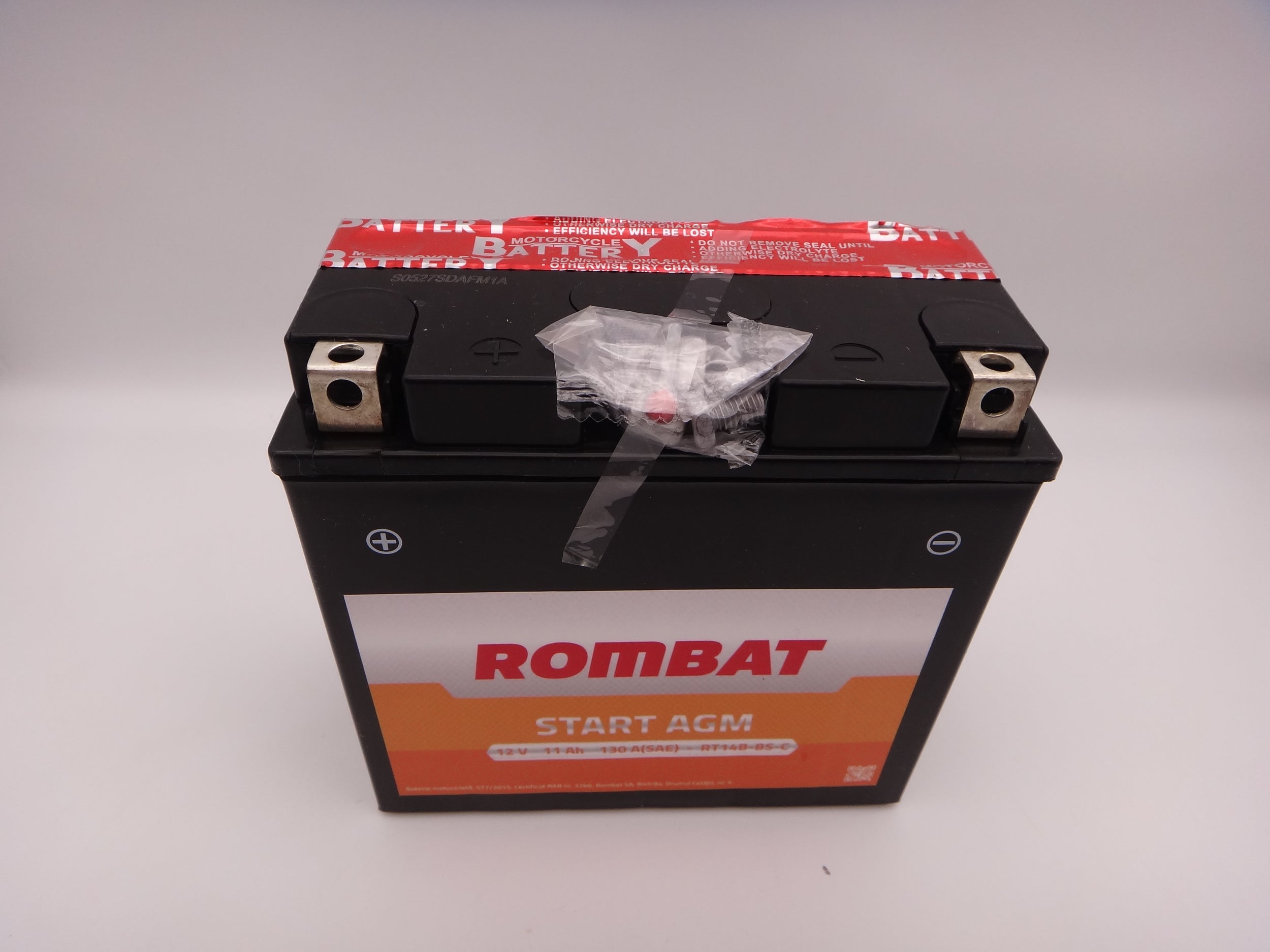 Baterie moto, scuter, atv Rombat 12V 11Ah 130A, AGM RT14B-BS-C