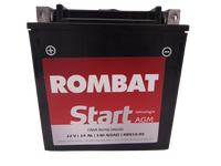Baterie moto, scuter, atv Rombat 12V 14Ah 230A, AGM Gel RBX16-BS