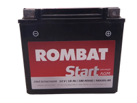 Baterie moto, scuter, atv Rombat 12V 18Ah 250A, AGM RBX20L-BS