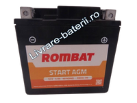 Baterie moto, scuter, atv Rombat 12V 4Ah 70A, AGM Gel RBX5L-BS