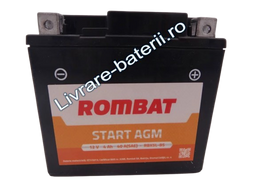 Baterie moto, scuter, atv Rombat 12V 4Ah 70A, AGM Gel RBX5L-BS