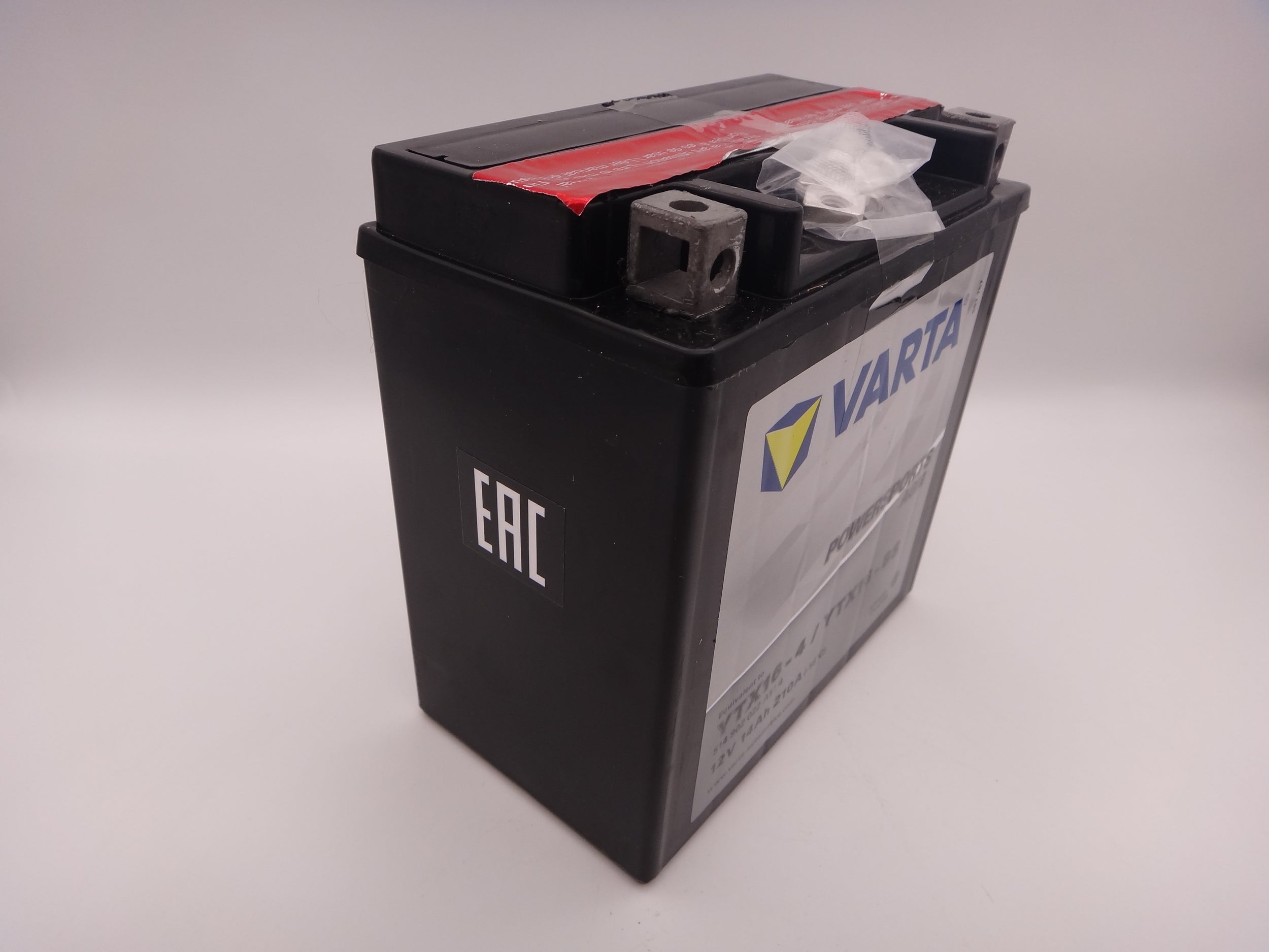 Varta YTX16-BS baterie moto, YTX16-4 scuter, atv 12V 14Ah AGM 210A INV cod 514902 022A514