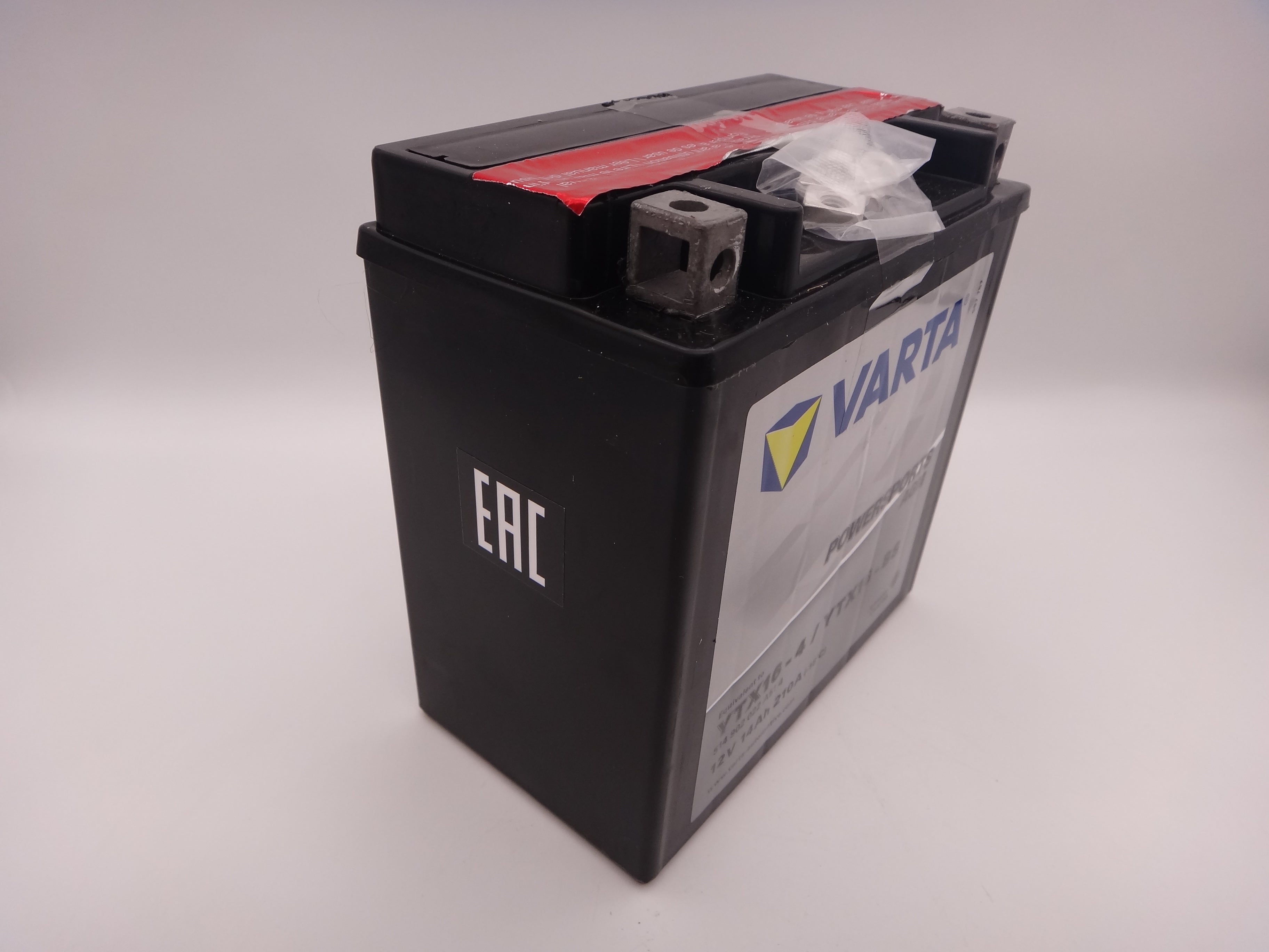 Varta YTX16-BS baterie moto, YTX16-4 scuter, atv 12V 14Ah AGM 210A INV cod 514902 022A514