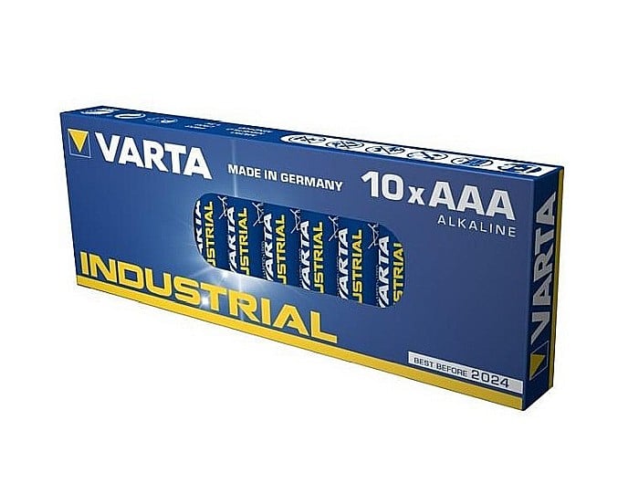 Varta industrial PRO LR03, AAA, 1.5V baterii alcaline bulk 10