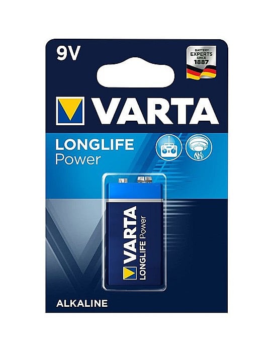 Varta 9V LongLife Power 6LR61 baterie alcalina BLISTER 1