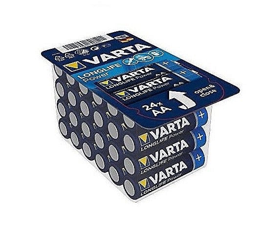Varta LR6 AA 1.5V baterii alcaline Longlife Power set 24 bucati 4906301124