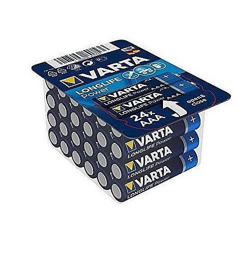 Varta LR03 AAA 1.5V baterii alcaline Longlife Power set 24 bucati 4903301124