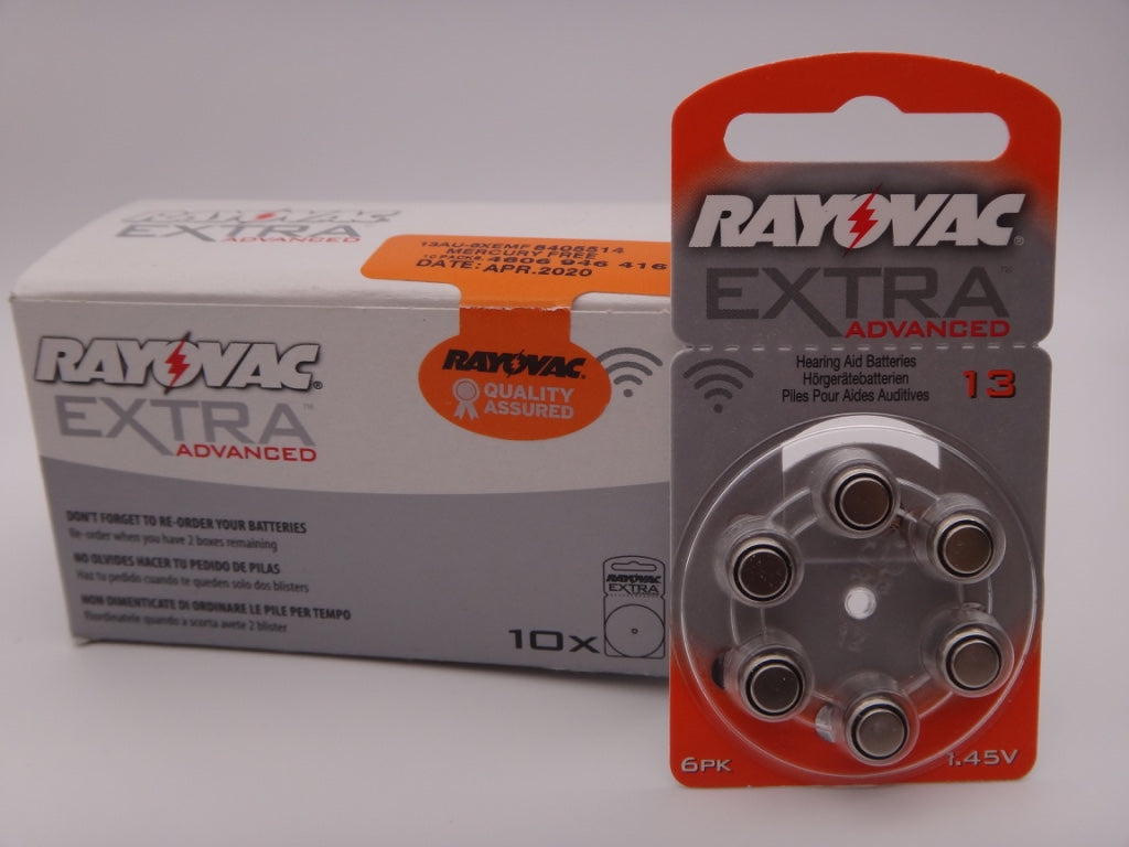 Baterii Rayovac 13, 1.45V auditive BLISTER 6 bucati PR48 pentru aparate auditive