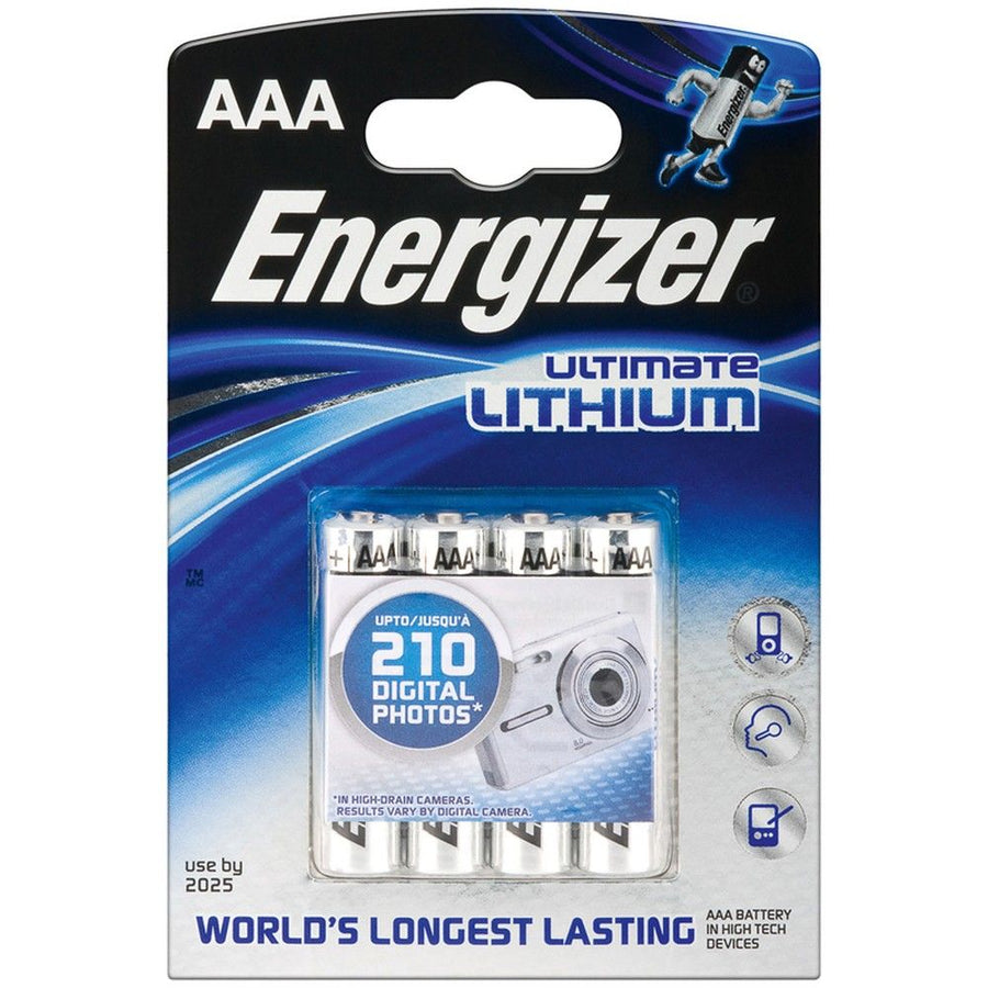 Baterii Energizer Ultimate Lithium R3 AAA, blister 4