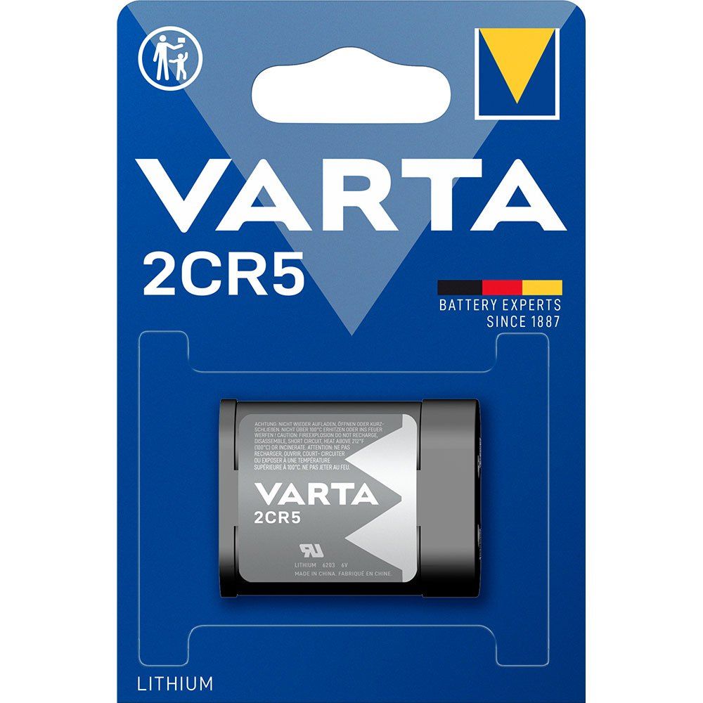 Varta 2CR5 baterie litiu foto 6V 6203