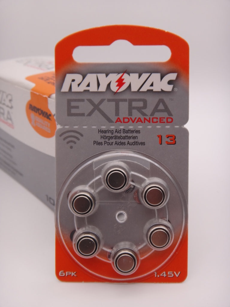 Baterii Rayovac 13, 1.45V auditive BLISTER 6 bucati PR48 pentru aparate auditive