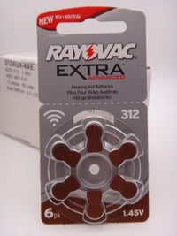 Baterii Rayovac 312, 1.45V, PR41 auditive BLISTER 6 bucati pentru aparate auditive