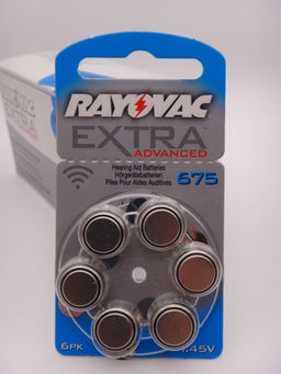 Baterii Rayovac 675 auditive 1.45V BLISTER 6 bucati PR44 UK