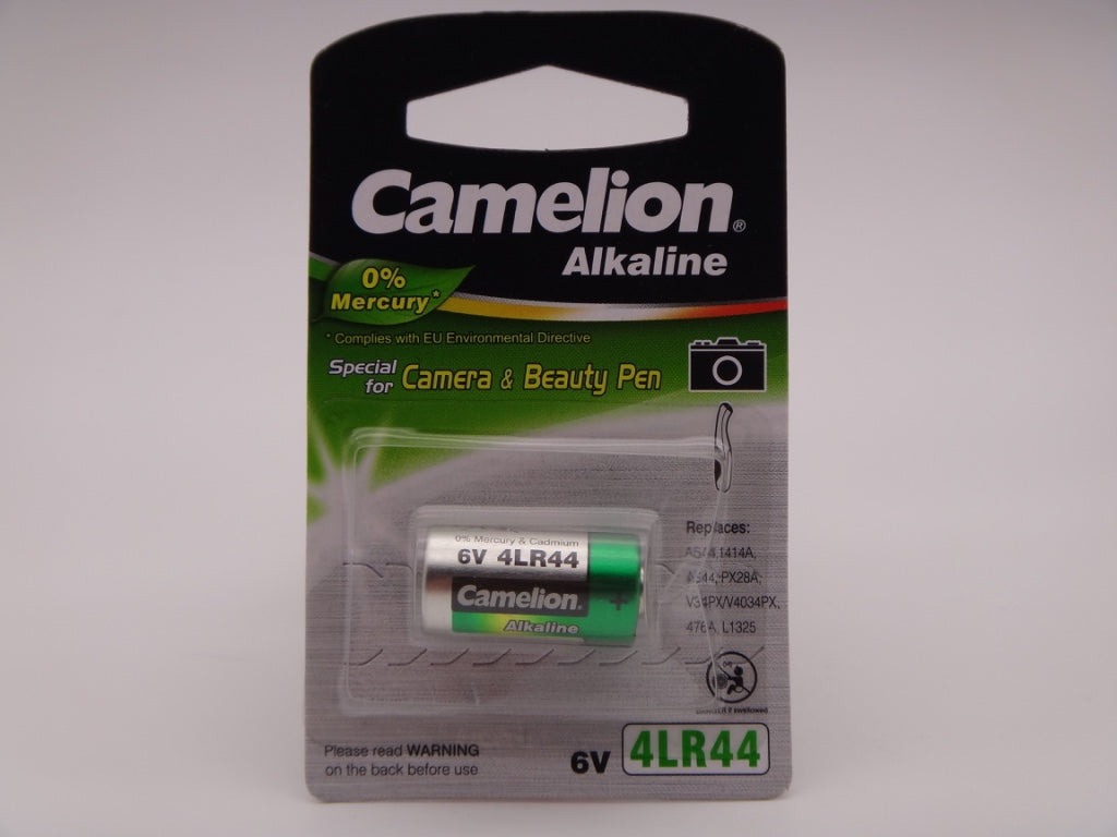Baterie alcalina 6V 4LR44 Camelion V4034PX, 476A blister 1