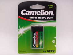 Camelion 9V 6F22 baterie super heavy duty zinc carbon blister 1