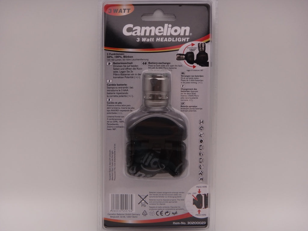 Camelion lanterna cap CT- 4007 cu zoom led 3 Watt