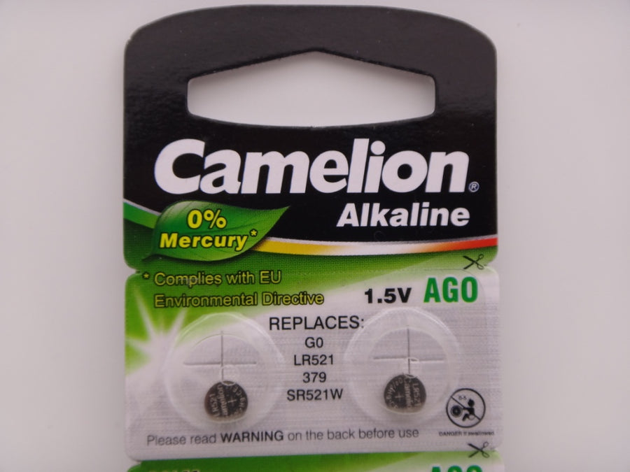 Camelion AG0 baterie ceas 1.5V, alcalina LR521, 379, SR521W blister 10