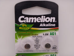 Camelion AG1, baterie ceas 1.5V alcalina LR621, LR60, 164, SR621W, GP64A, 364 blister 10