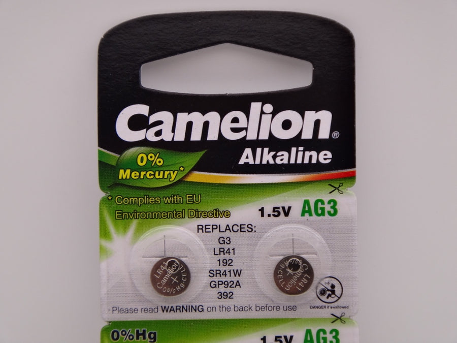 Camelion AG3, baterie ceas 1.5V alcalina, LR41, 192, SR41W, GP92A, 392 blister 10