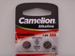 Camelion AG6, baterie ceas 1.5V alcalina, LR921, LR69, 171, SR920W, GP71A, 371 blister 10