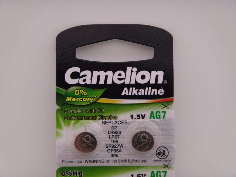 Camelion AG7, baterie ceas 1.5V alcalina, LR926, LR57, 195, SR927W, GP95A, 395 blister 10