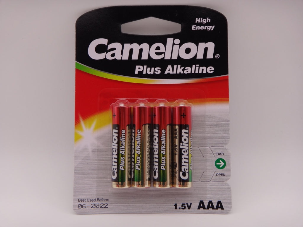 Camelion baterii plus alcaline 1.5V LR03 AAA MN2400 E92 blister 4