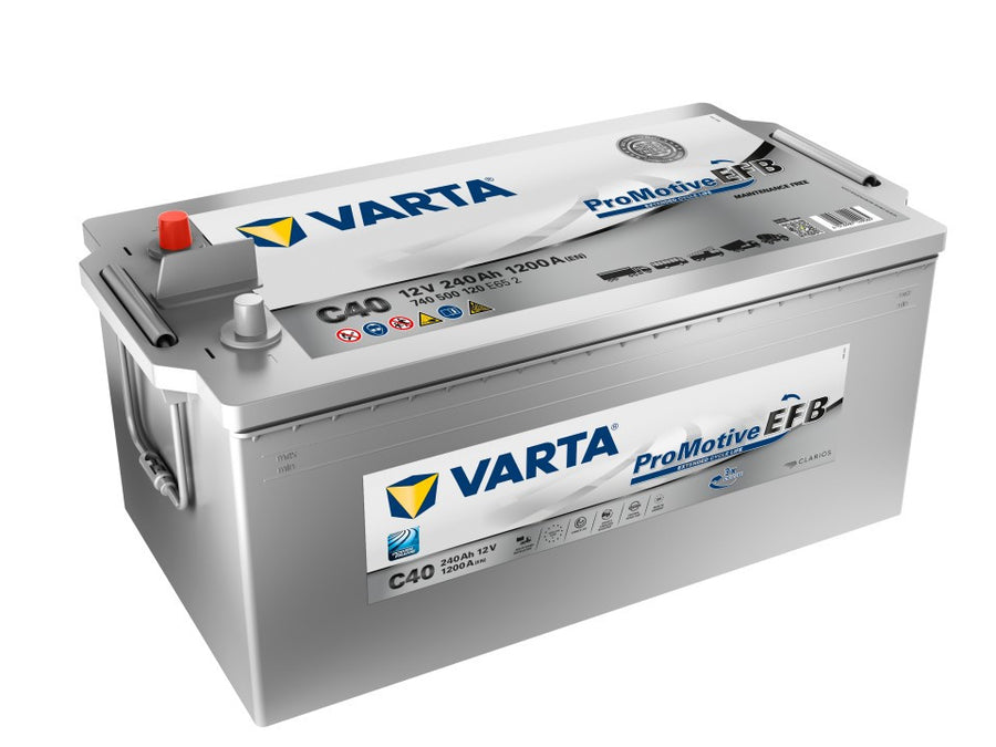Baterie Varta 12V 240Ah 1200A C40 EFB Promotive cod 740500 120
