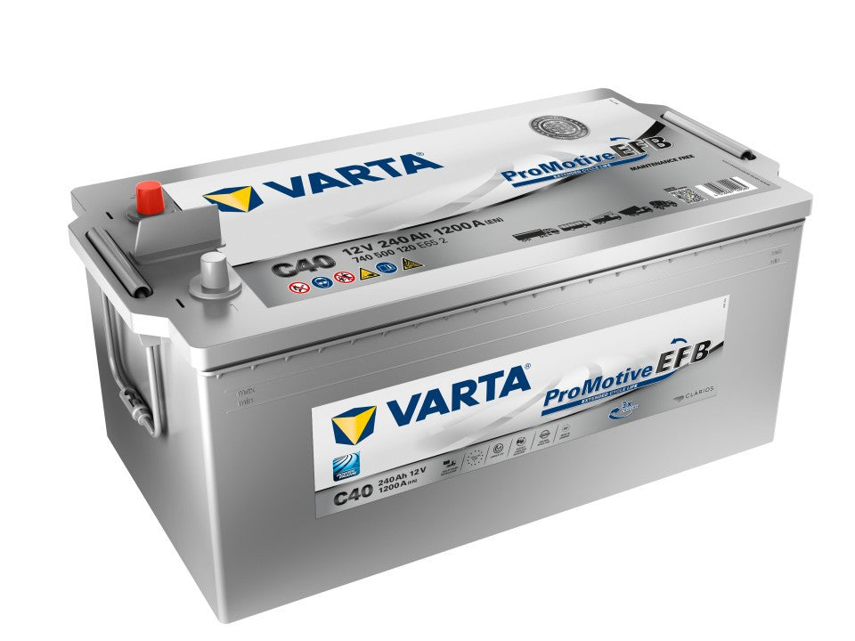 Baterie Varta 12V 240Ah 1200A C40 EFB Promotive cod 740500 120