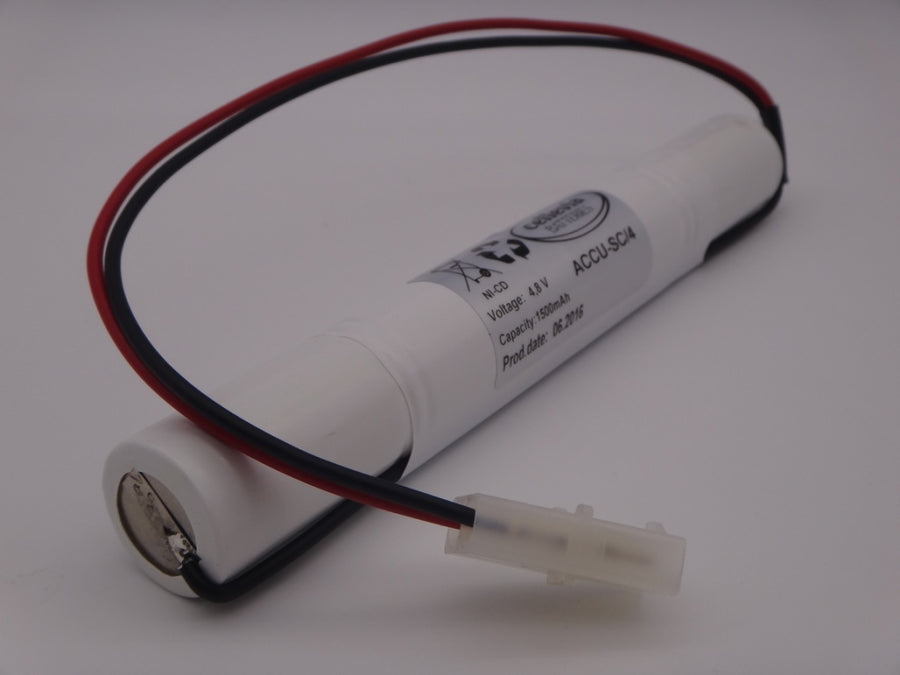 Acumulator pentru iluminatul de urgenta Ni-Cd SubC 4.8V 1500mAh Cellevia