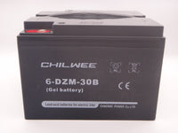 Acumulator Gel 12V 30Ah 6 DZM 30B Chilwee pentru bicicleta electrica