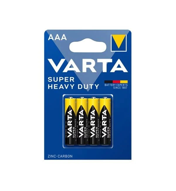 Varta R3 AAA 1.5V zinc carbon Super Heavy Duty blister 4