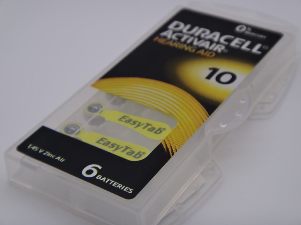 Duracell 10, PR70, 1.45V baterii auditive blister 6 pentru aparate auditive