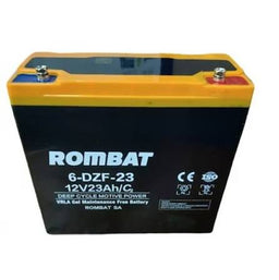 Acumulator Gel Rombat 12V 23Ah 6-DZF-23 pentru Bicicletă și Scuter Electric 6 DZF 23