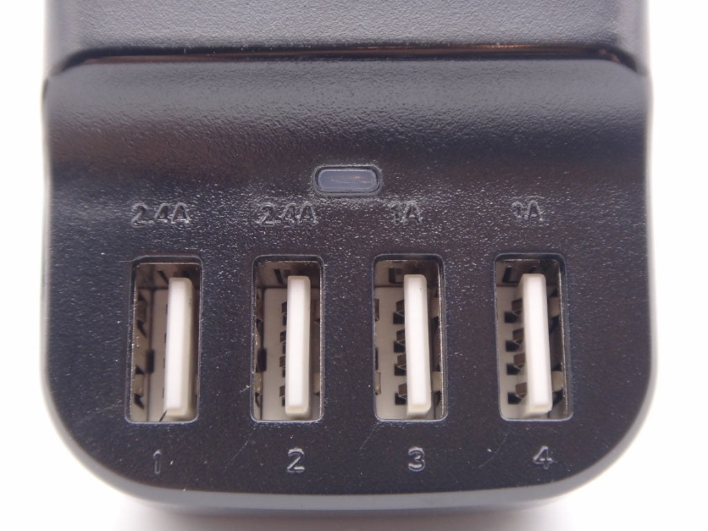 Incarcator USB x 4 la priza 110V- 220V pentru UK-USA-EU-ASIA maxim 2.4Ah LVSUN
