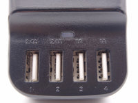 Incarcator USB x 4 la priza 110V- 220V pentru UK-USA-EU-ASIA maxim 2.4Ah LVSUN