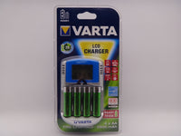 Incarcator Varta LCD 57070 cu 4 acumulatori Varta R6 AA 2600mah