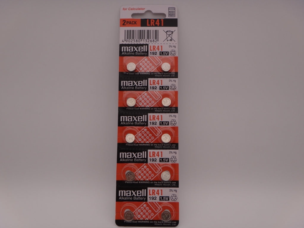 Maxell LR41 baterie alcalina 1.5V pentru ceas, jucarii 192 AG3