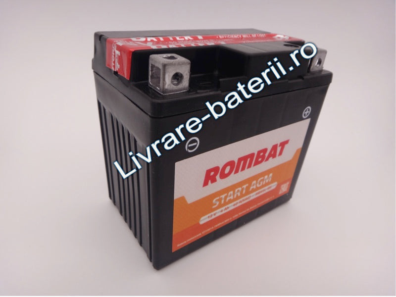 Baterie moto, scuter, atv Rombat 12V 4Ah 70A, AGM Gel RBX5L-BS