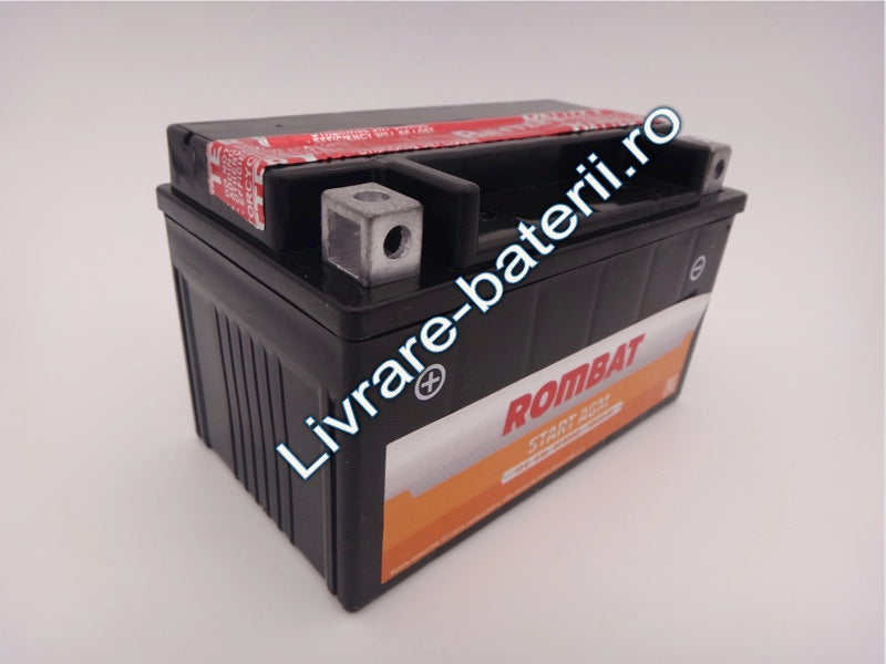 Baterie moto, scuter, atv Rombat 12V 6Ah 60A, AGM Gel RBX7A-BS