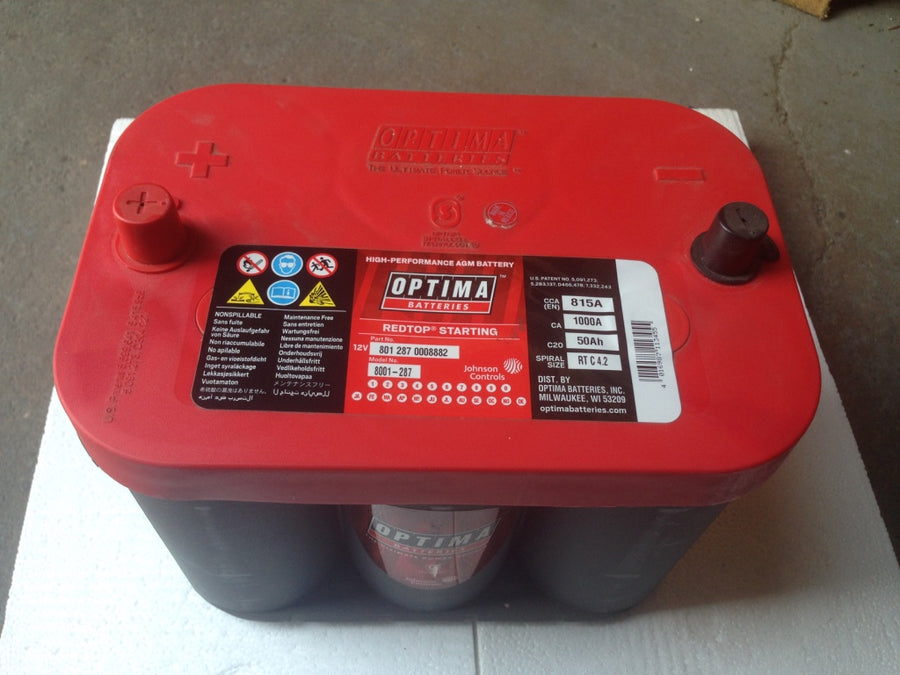 Baterie auto Optima REDTOP 12V 50Ah RT C4,2 cod 801287000