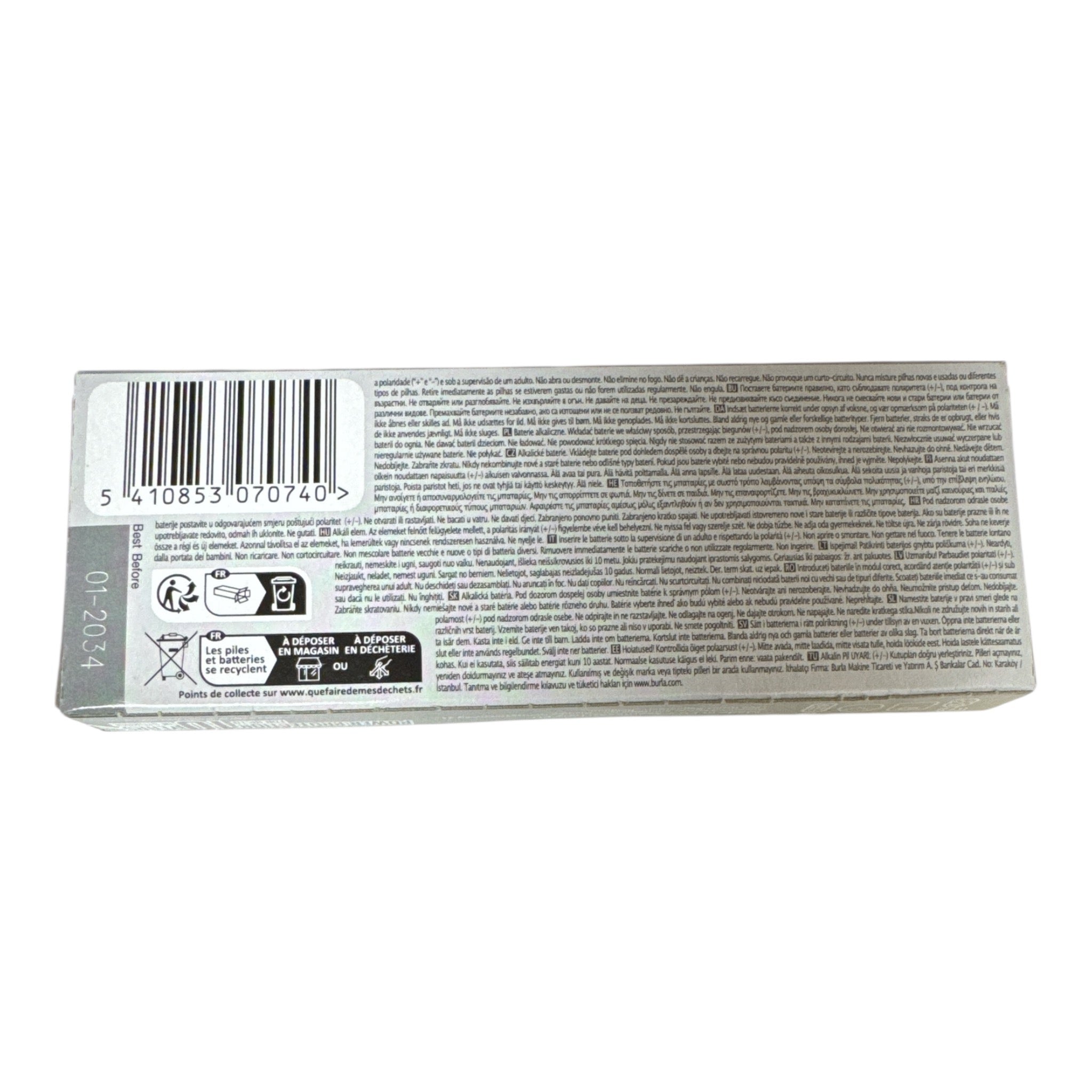 Baterii Panasonic Everyday Power AA LR6 Alkaline 1.5V - Set 10 bucăți