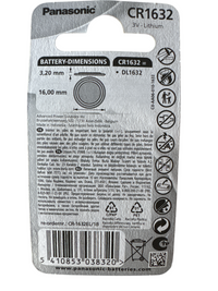 Panasonic CR1632 baterie litiu 3V blister 1