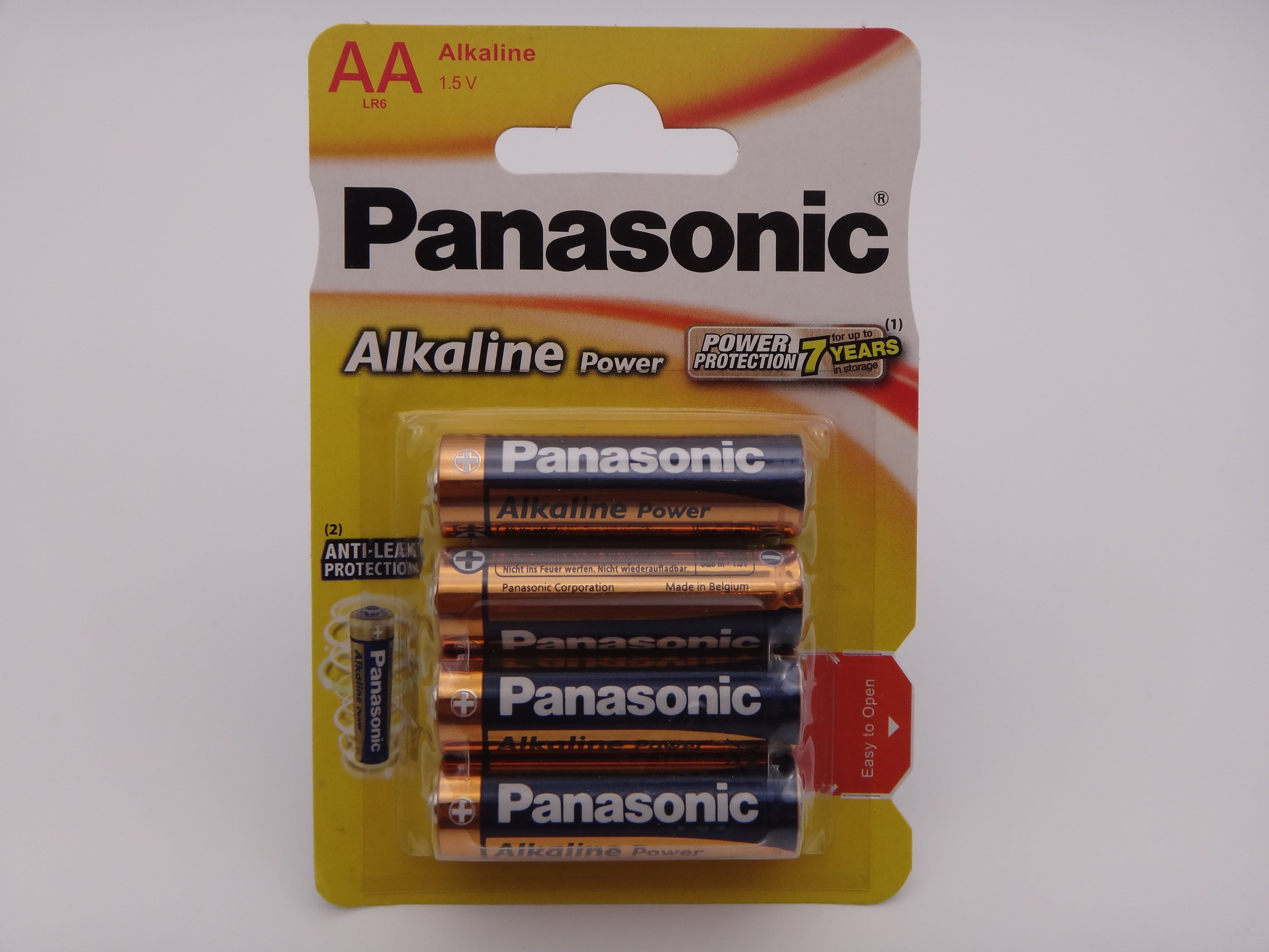 Panasonic LR6 AA baterii alcaline Power 1.5V blister 4