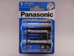 Panasonic R20 D baterii zinc carbon 1.5V General Purpose blister 2
