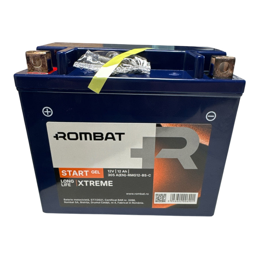 Baterie moto, scuter, atv 12V 12Ah 305A (EN) Gel RMG12-BS-C Rombat