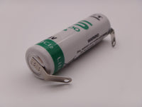 SAFT LS14500CNR baterie litiu AA 3.6V 2600mAh cu lamele pentru lipire