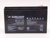 Sunlight 12V 7.2Ah acumulator AGM VRLA SPA 12-7.2 F2