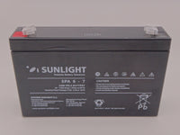 Sunlight 6V 7Ah acumulator AGM VRLA SPA6-7