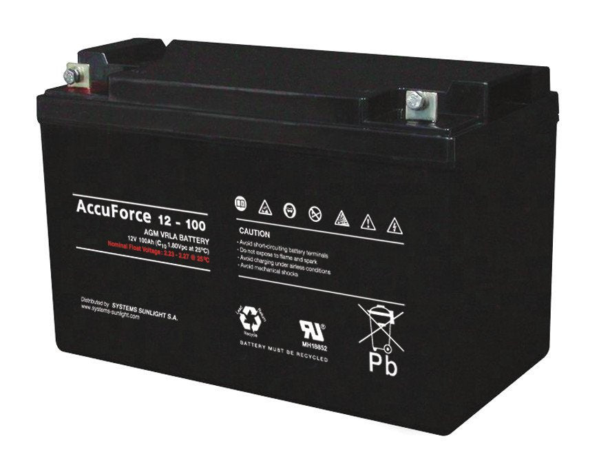 Sunlight 12V 100Ah acumulator AGM VRLA Accu Force 12-100