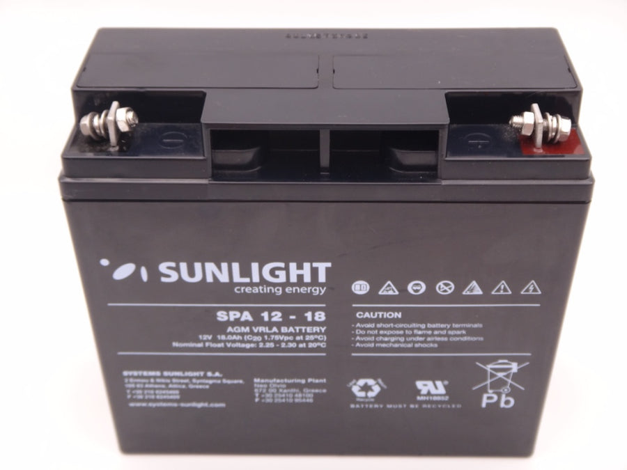 Sunlight 12V 18Ah acumulator AGM VRLA SPA 12-18